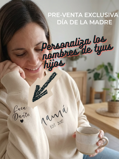Pack de Regalo Exclusivo para Mamá: Polerón Personalizado + Caja de 6 Cupcakes Florales
