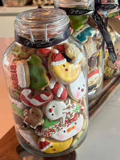 Frasco gigante galletas Navidad