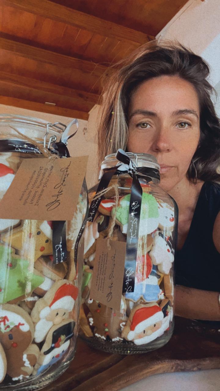 Frasco gigante galletas Navidad