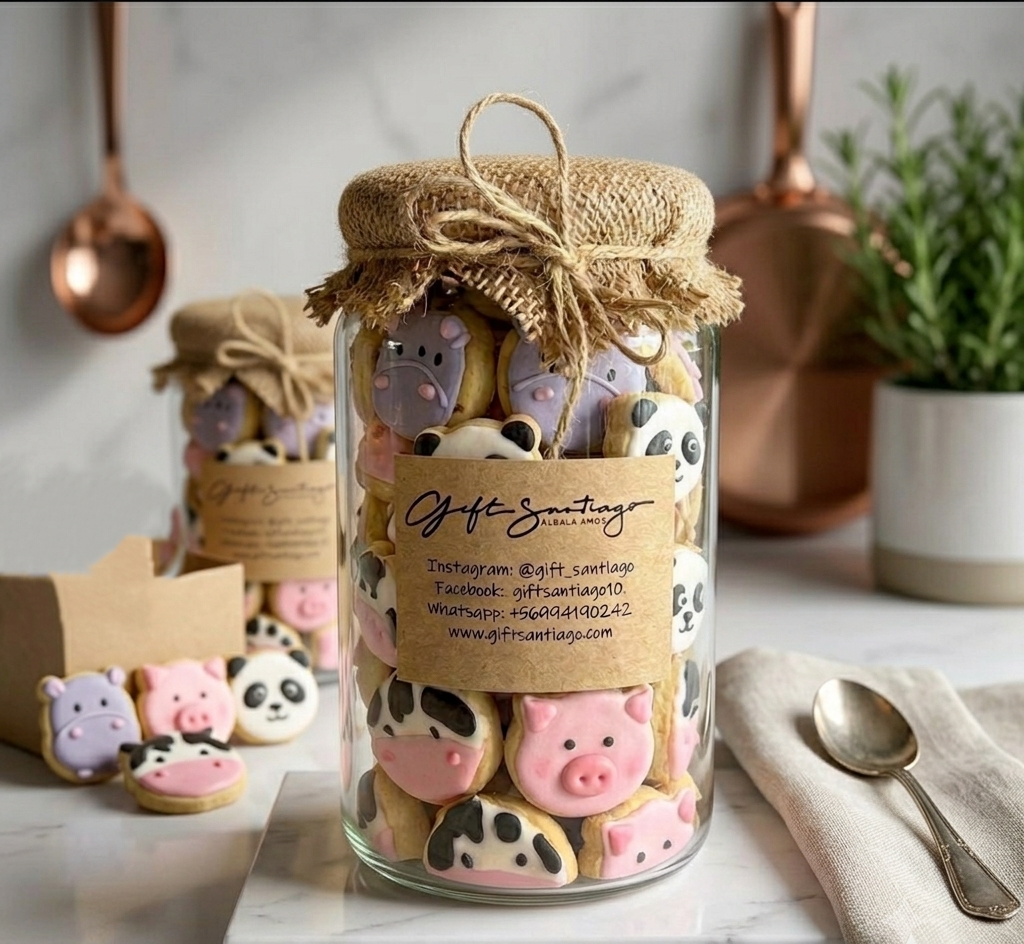 Frasco Galletas dia del niñ@