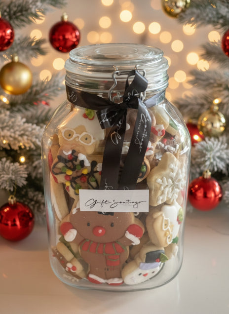 Frasco gigante galletas Navidad