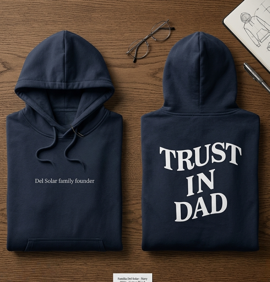Polerón personalizado día del Padre TRUST IN DAD OFERTA PRE VENTA