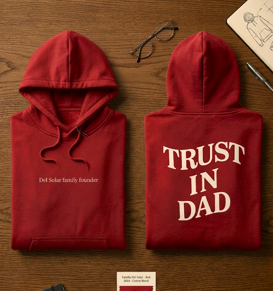 Polerón personalizado día del Padre TRUST IN DAD OFERTA PRE VENTA